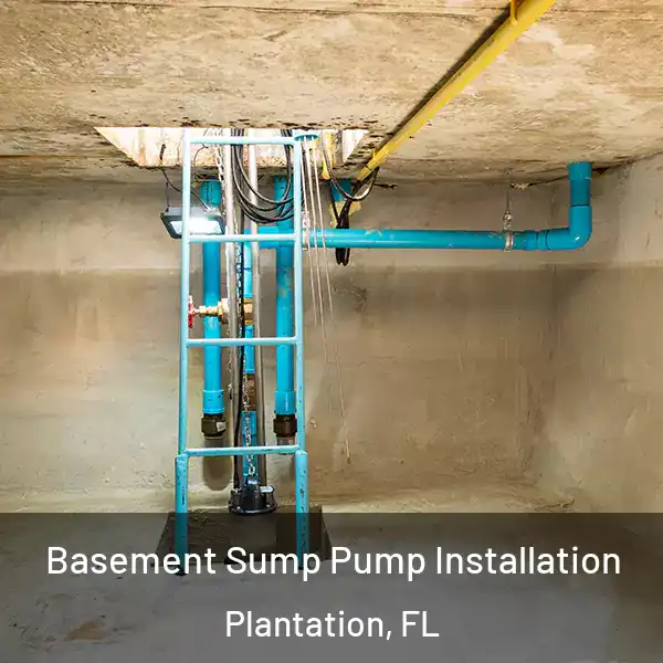  Basement Sump Pump Installation Plantation, FL