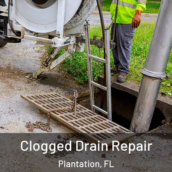 Clogged Drain Repair Plantation, FL